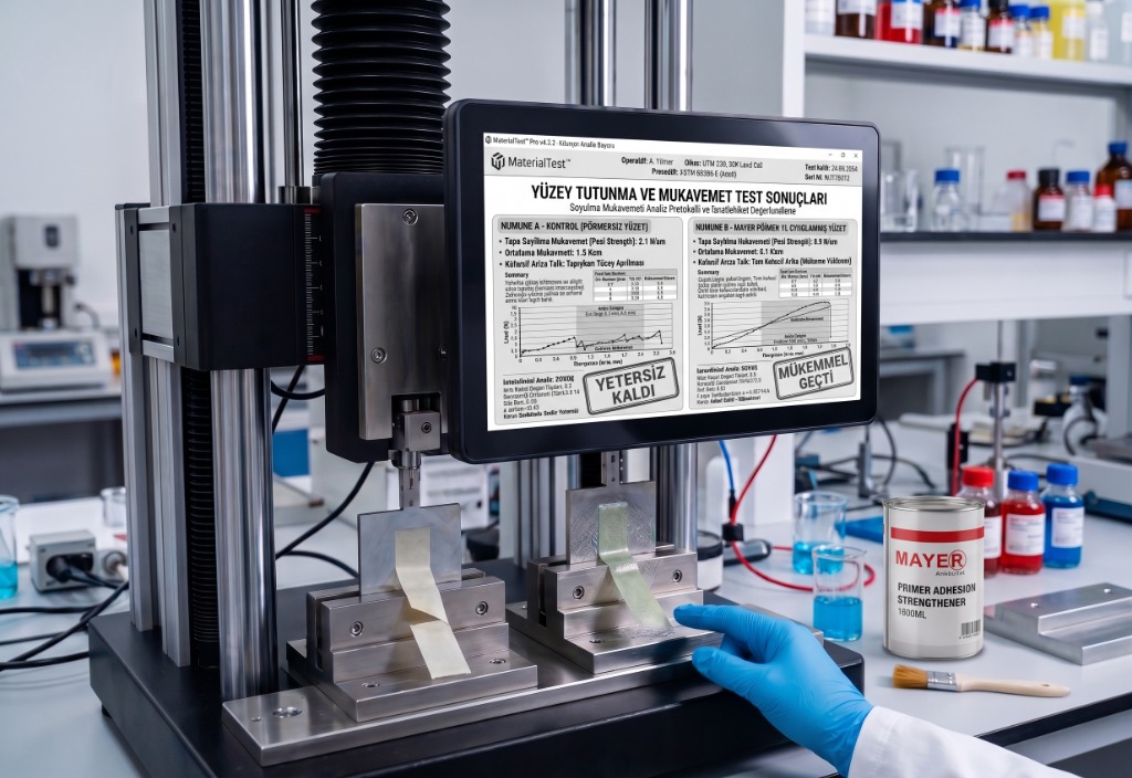 MAYER Primer UTM Laboratuvar Çekme ve Yüzey Tutunma Testi